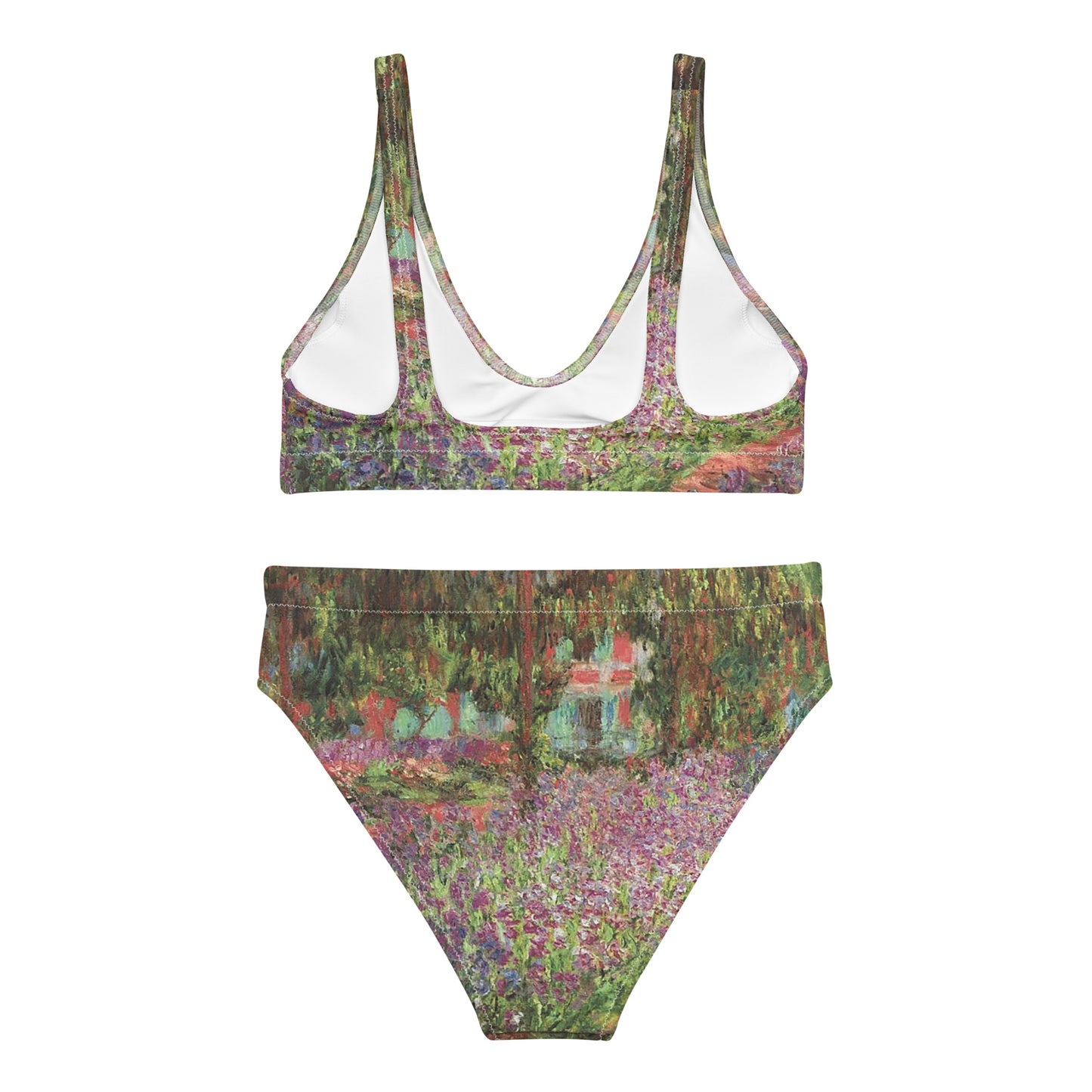 Claude Monet El jardín del artista en Giverny bikini de talle alto