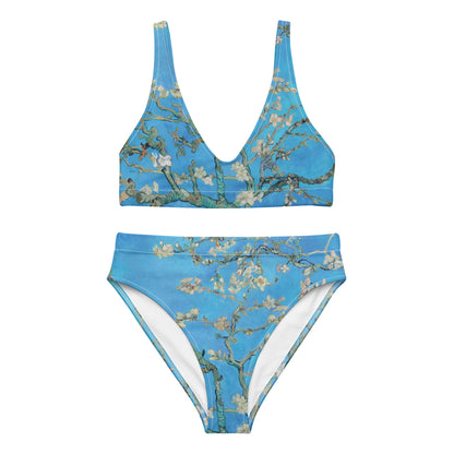 Bikini de cintura alta Almendro en flor de Vincent van Gogh