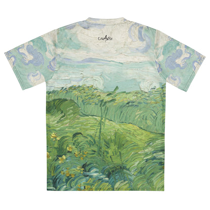 Camiseta deportiva unisex Van Gogh Green Field