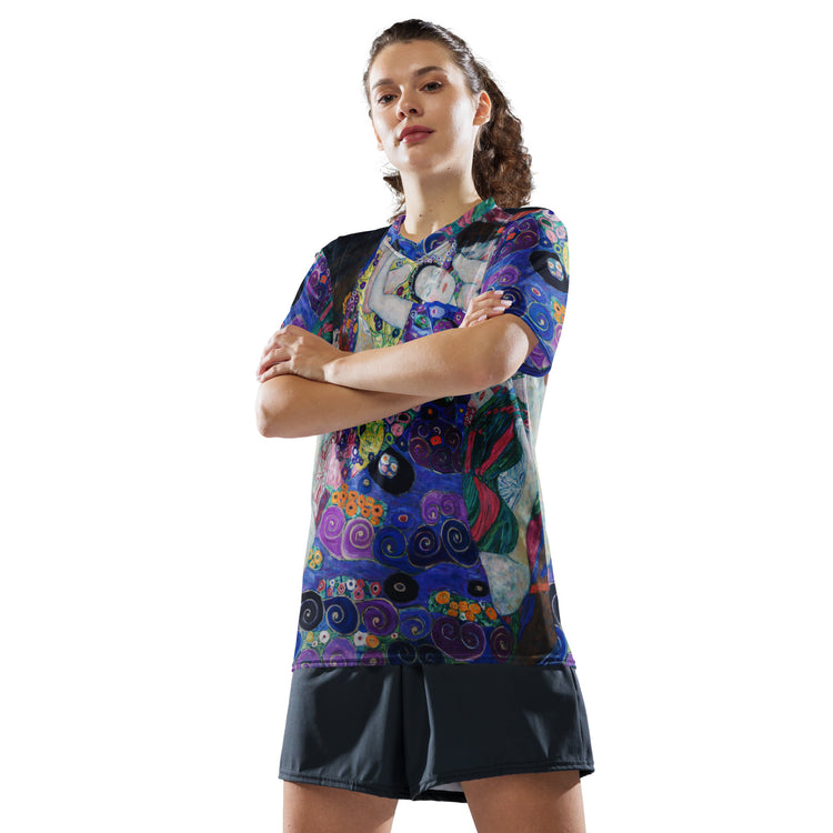 Klimt The Maiden unisex sports jersey
