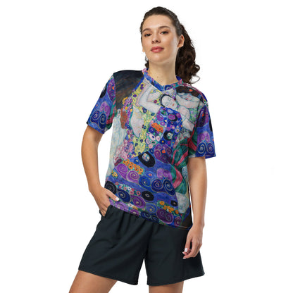 Klimt The Maiden unisex sports jersey