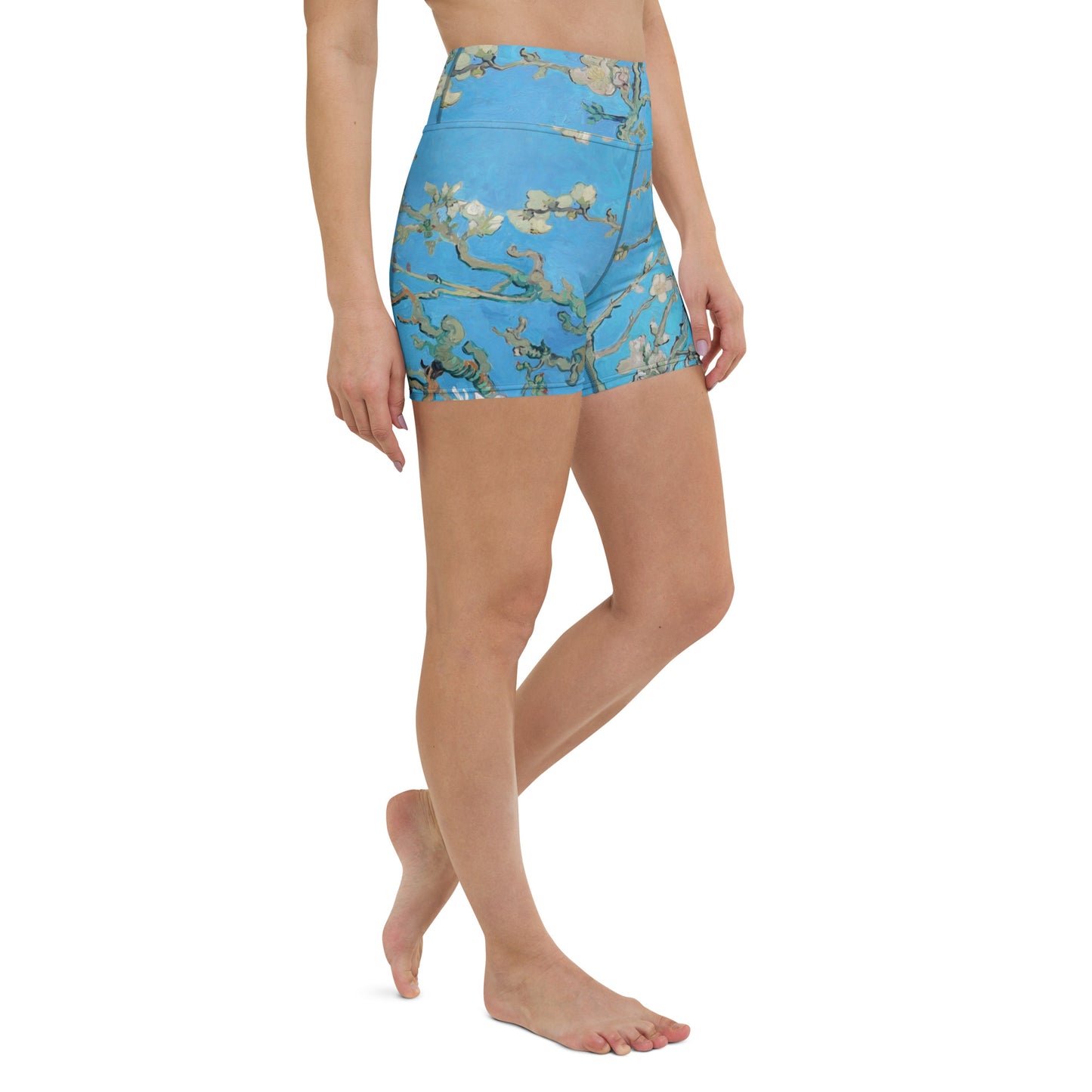 Almond Blossom Yoga Shorts