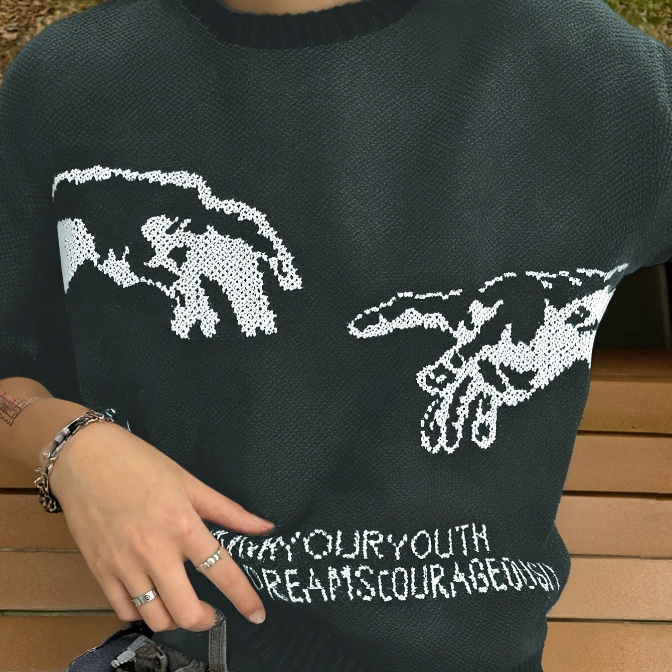 The Creation of Adam Knit Tee