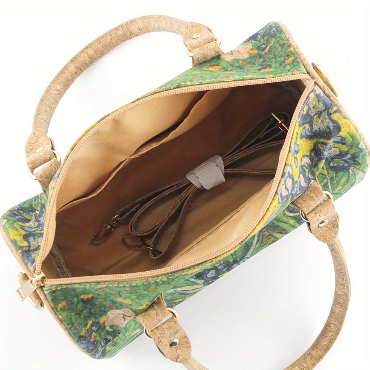 Van Gogh Irises Boston Bag