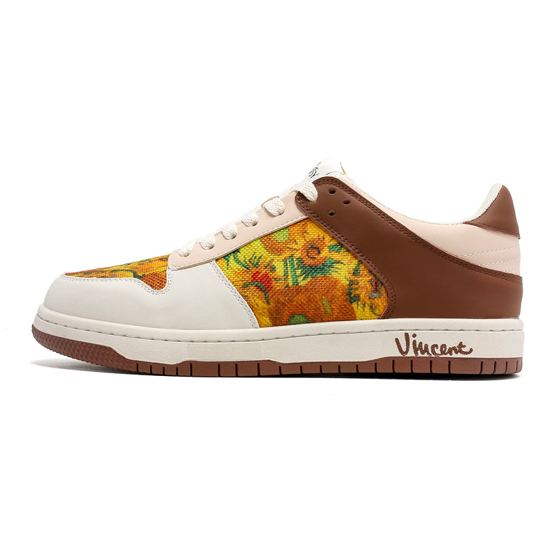 van Gogh Sunflowers inspired sneakers