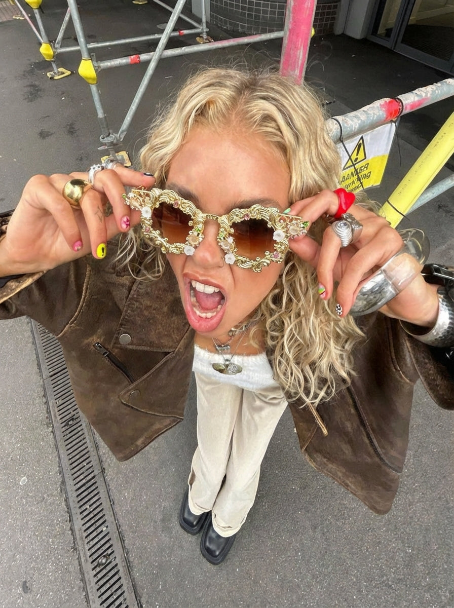 Gafas de sol de inspiración rococó