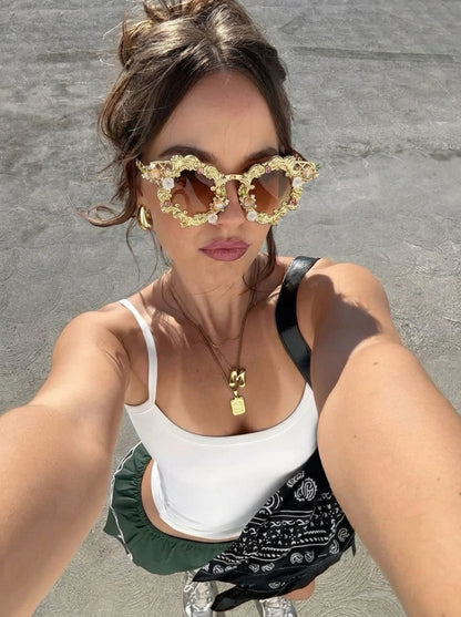 Gafas de sol de inspiración rococó