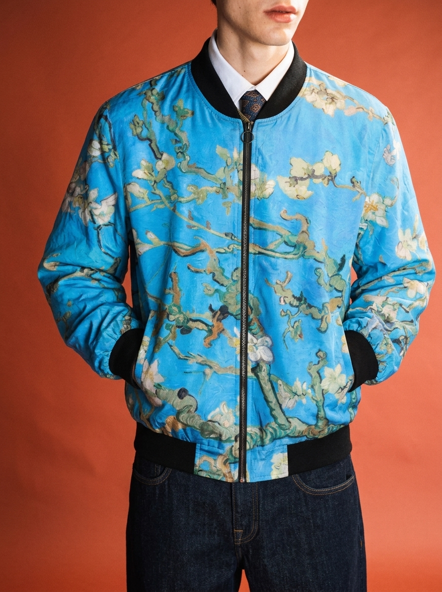Almond Blossom Bomber Jacket