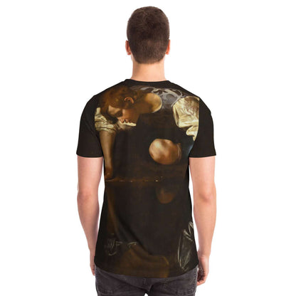 Narcissus Caravaggio t-shirt