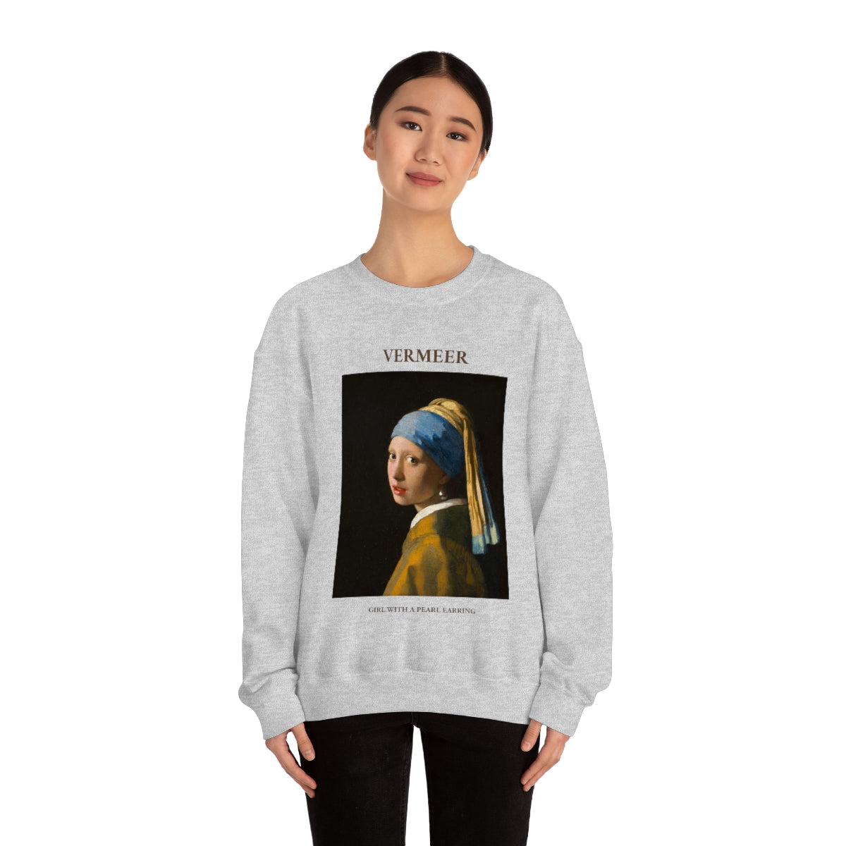 Vermeer Girl with a Pearl Earring  Sweatshirt