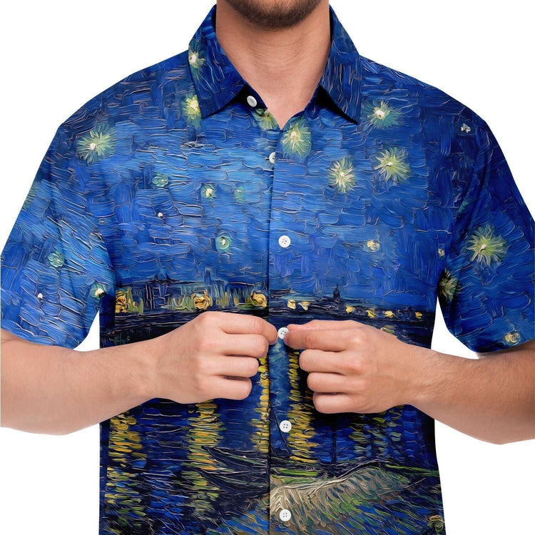 Starry Night Over The Rhone Buttoned Shirt