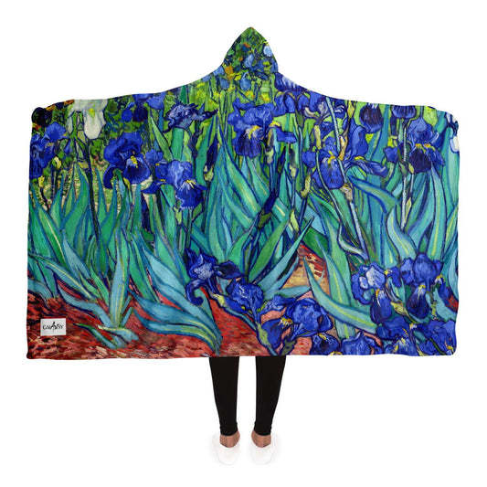 Couverture à capuche Van Gogh Iris
