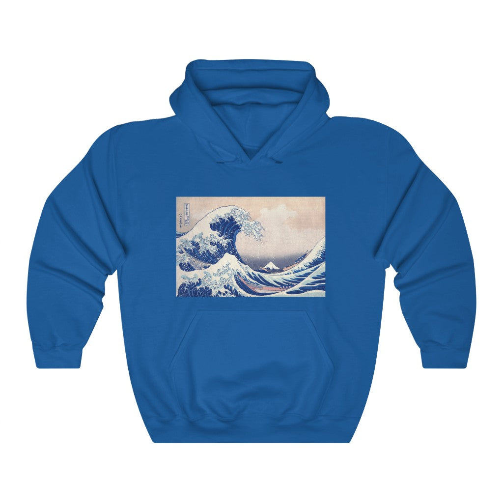 The Great Wave Hooded Sweatshirt Galartsy