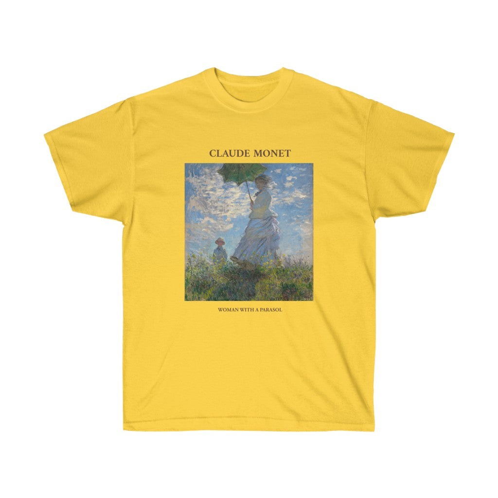 Claude Monet Woman with a Parasol T-shirt – Galartsy