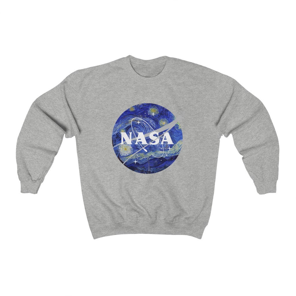 Nasa starry clearance night sweatshirt amazon