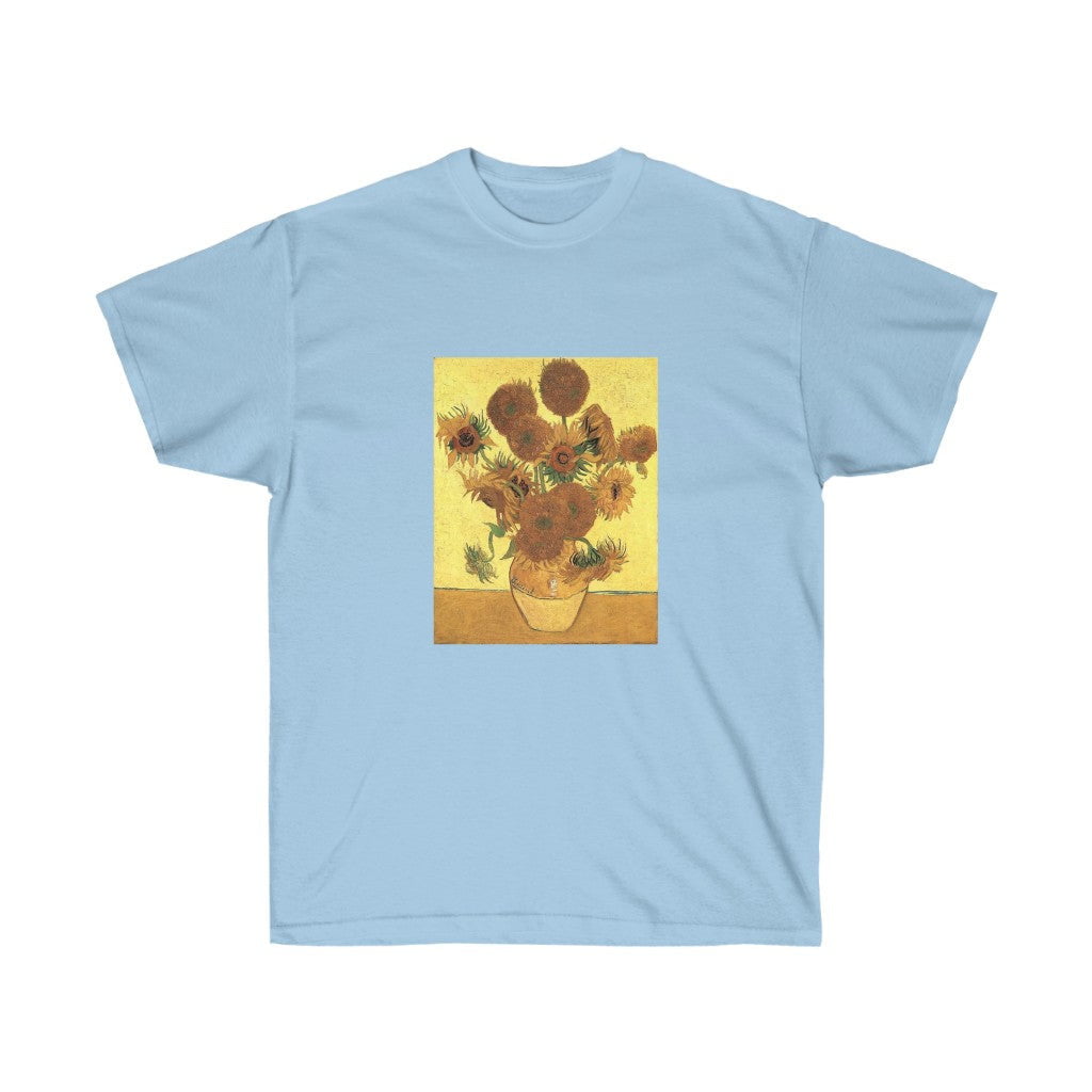 Vincent van Gogh Vase with Fifteen Sunflowers T-shirt