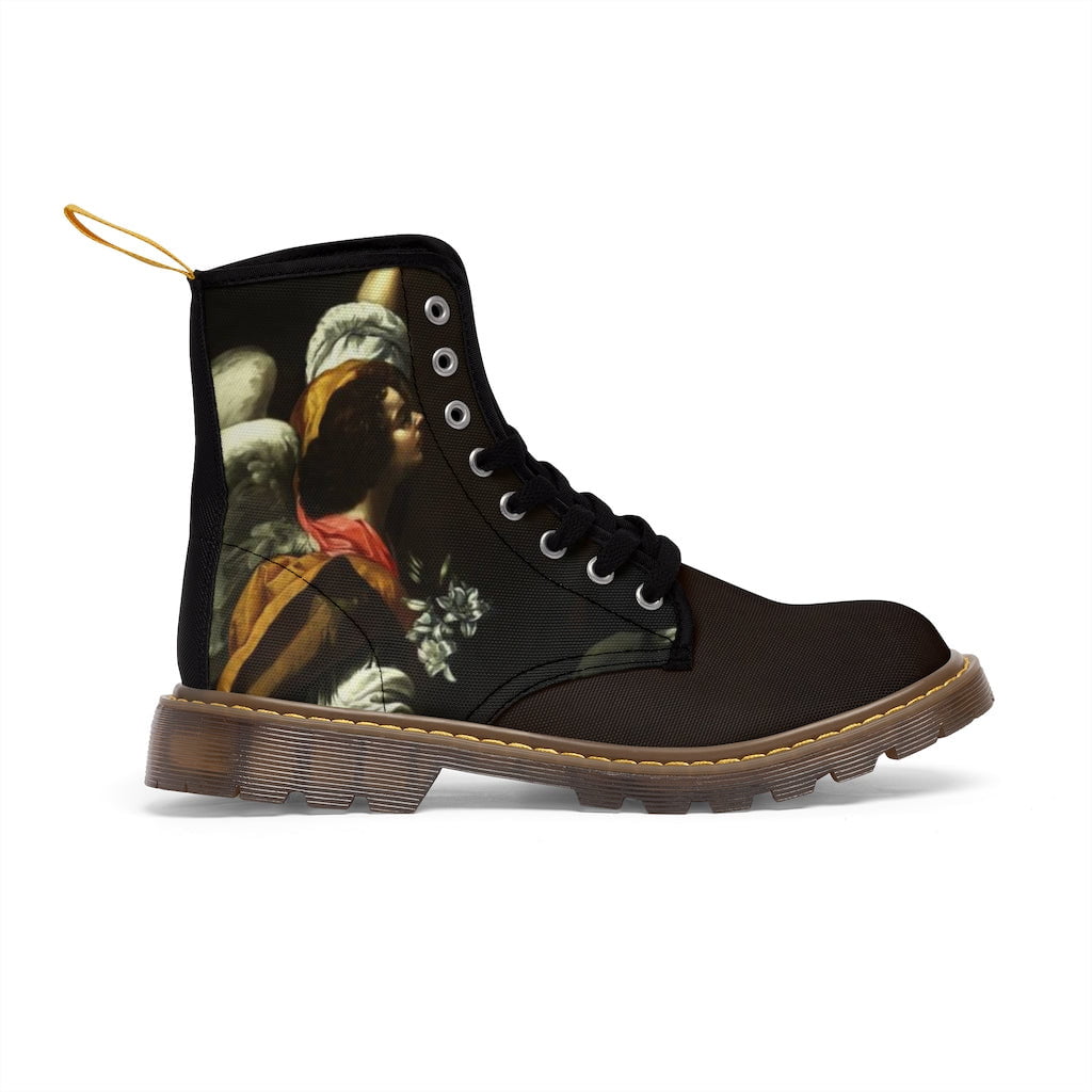 Annunciation Artemisia Gentileschi Canvas Boots
