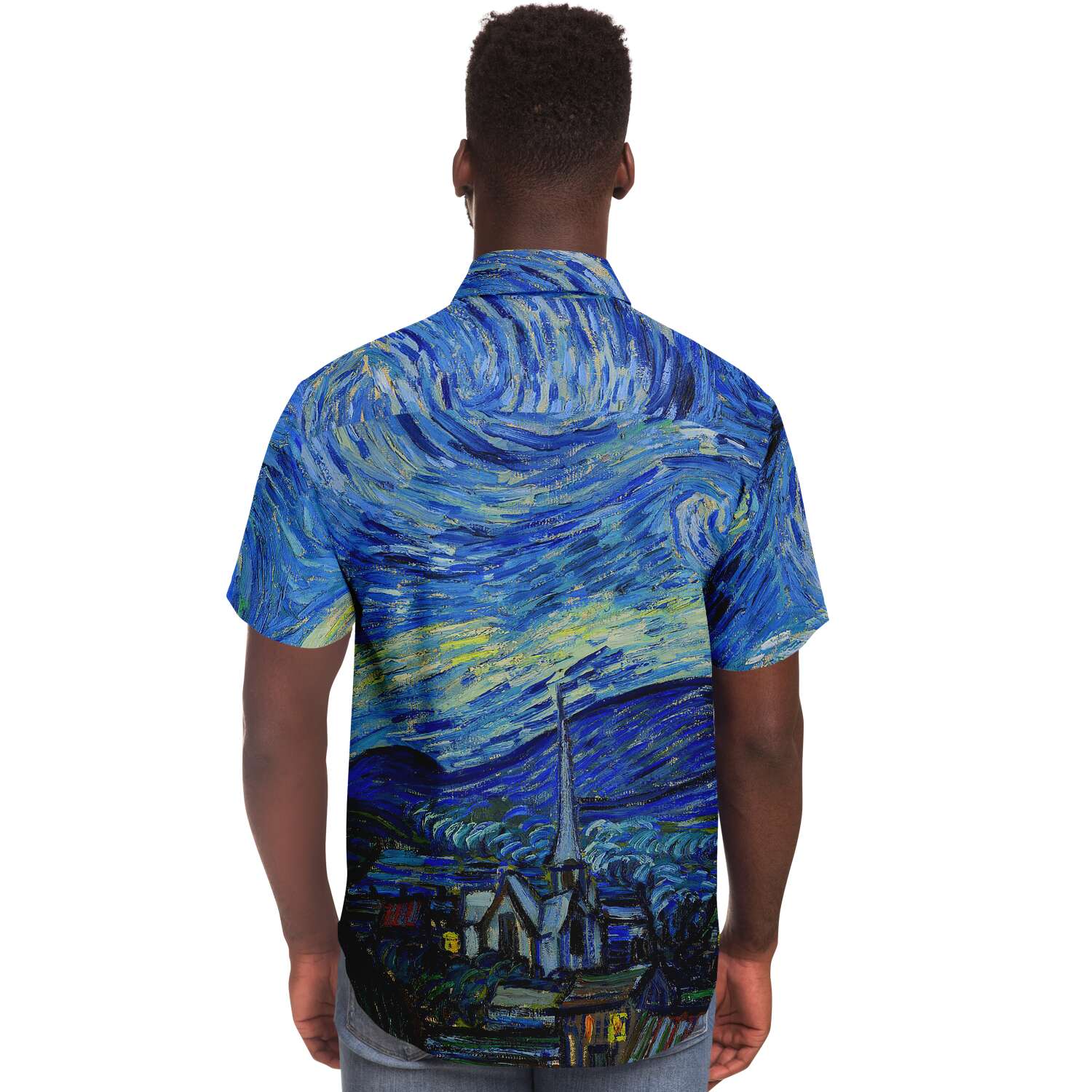 Vincent van Gogh The Starry Night BUTTONED SHIRT – Galartsy