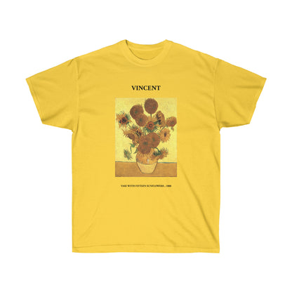 Vincent van Gogh Vase with Fifteen Sunflowers T-shirt