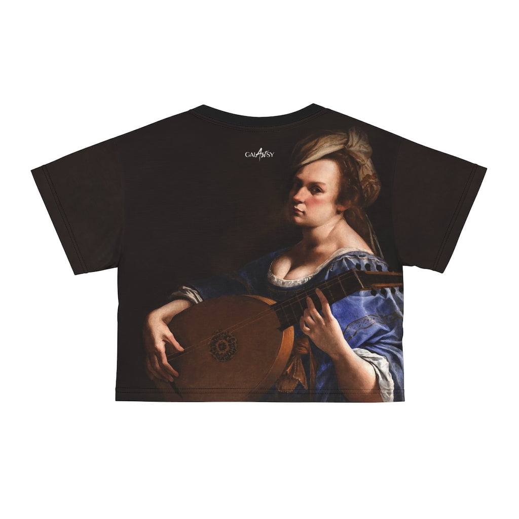 Self-Portrait as a Lute Player Crop Top