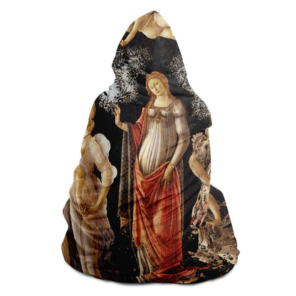 Botticelli Primavera Hooded Blanket