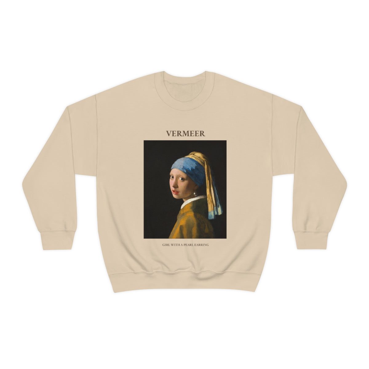 Vermeer Girl with a Pearl Earring Sweatshirt 