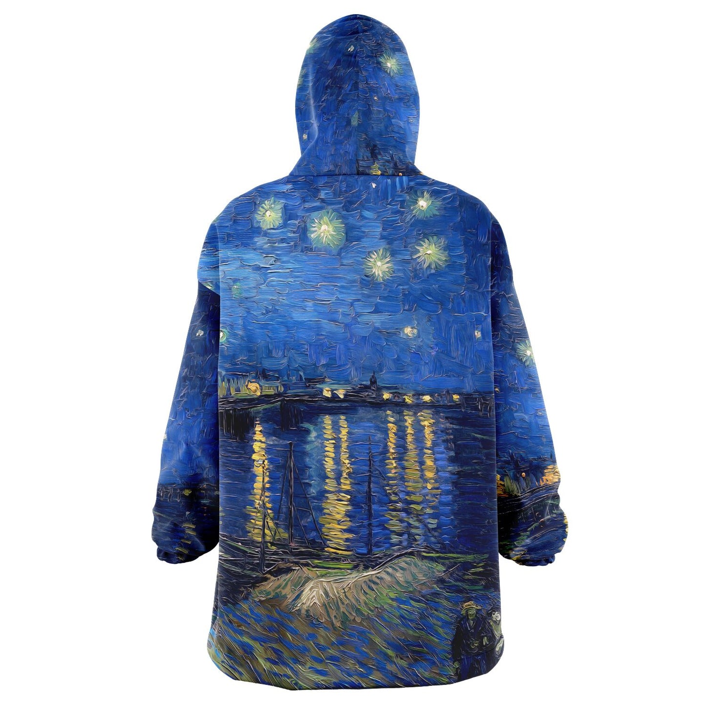 Starry night over the rhone Van Gogh Snug Hoodie