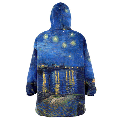 Starry night over the rhone Van Gogh Snug Hoodie