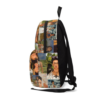 Frida Kahlo collage Backpack