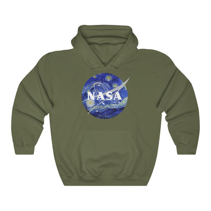 Nasa Starry Night Hooded Sweatshirt