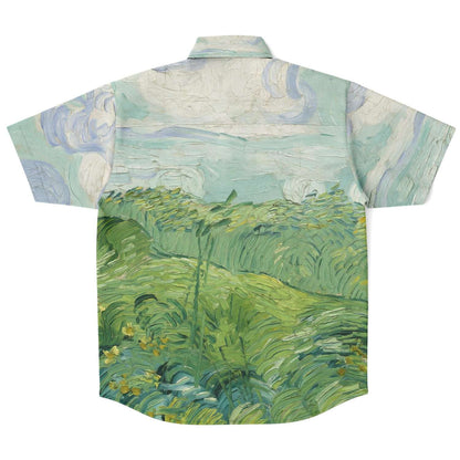 Camisa abotonada campo verde van gogh