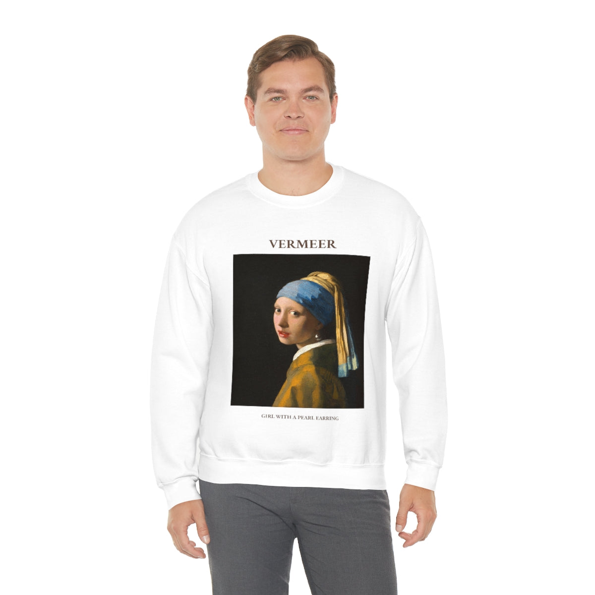 Vermeer Girl with a Pearl Earring Sweatshirt 