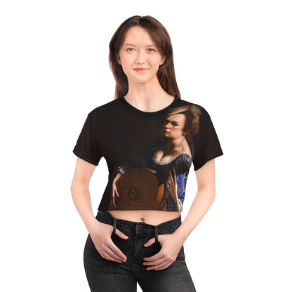 Self-Portrait as a Lute Player Crop Top