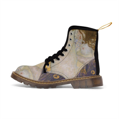 Danae Klimt Canvas Boots