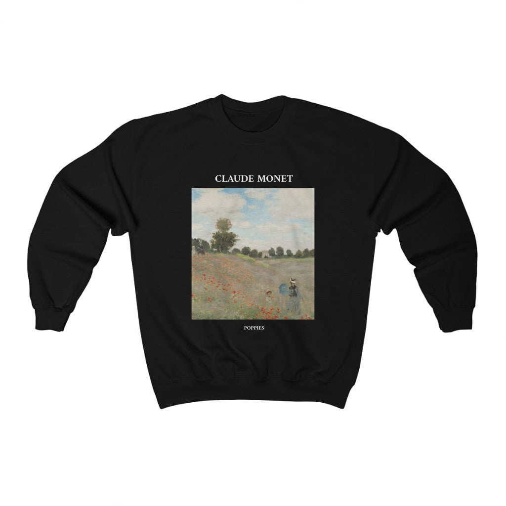 Claude Monet Wild Poppies Sweatshirt