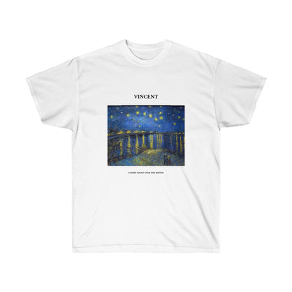 T-shirt Vincent van Gogh Nuit étoilée sur le Rhône 