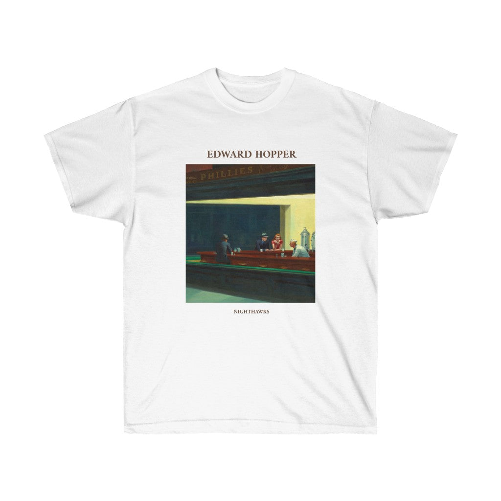 Camiseta Edward Hopper Nighthawks