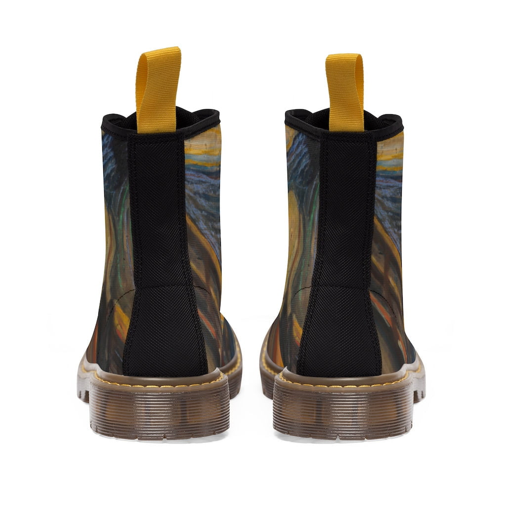 The scream Canvas Boots