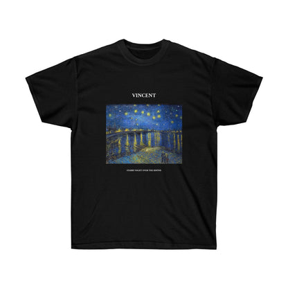 T-shirt Vincent van Gogh Nuit étoilée sur le Rhône 