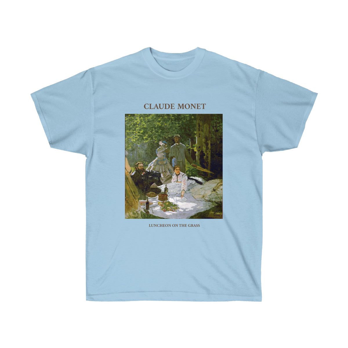 Camiseta Claude Monet Almuerzo sobre la hierba 