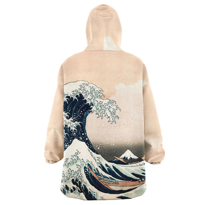 The Great Wave off Kanagawa Hokusai Snug Hoodie