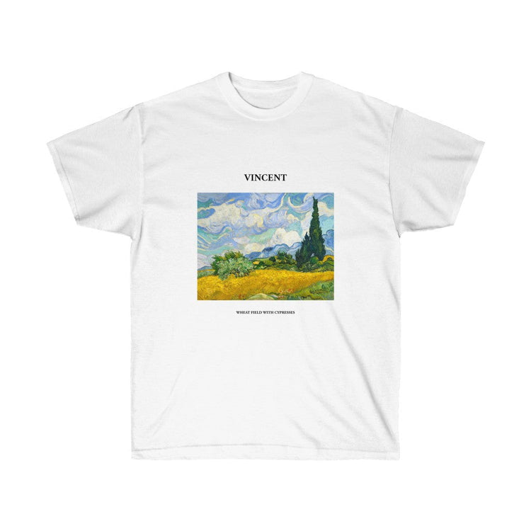 Vincent van Gogh Wheat Field with Cypresses T-shirt