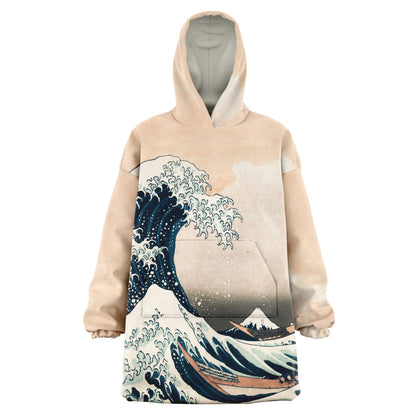 The Great Wave off Kanagawa Hokusai Snug Hoodie