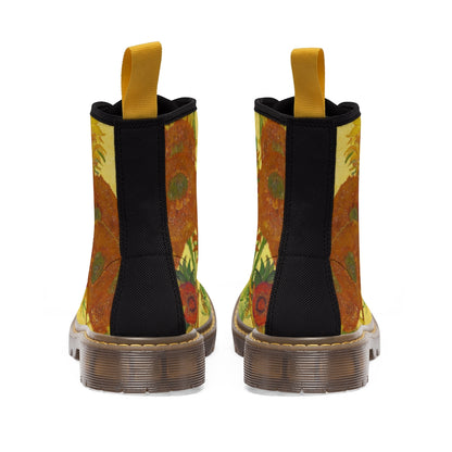 sunflowers Canvas Boots