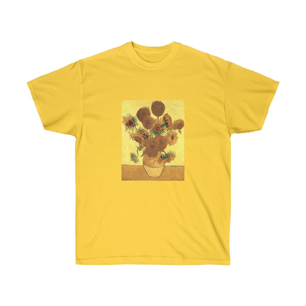 Vincent van Gogh Vase with Fifteen Sunflowers T-shirt