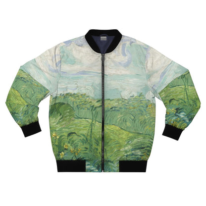 Van Gogh green wheat field Bomber Jacket