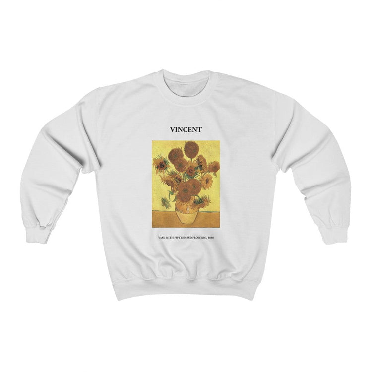 Vincent van Gogh Vase with Fifteen Sunflowers Sweatshirt