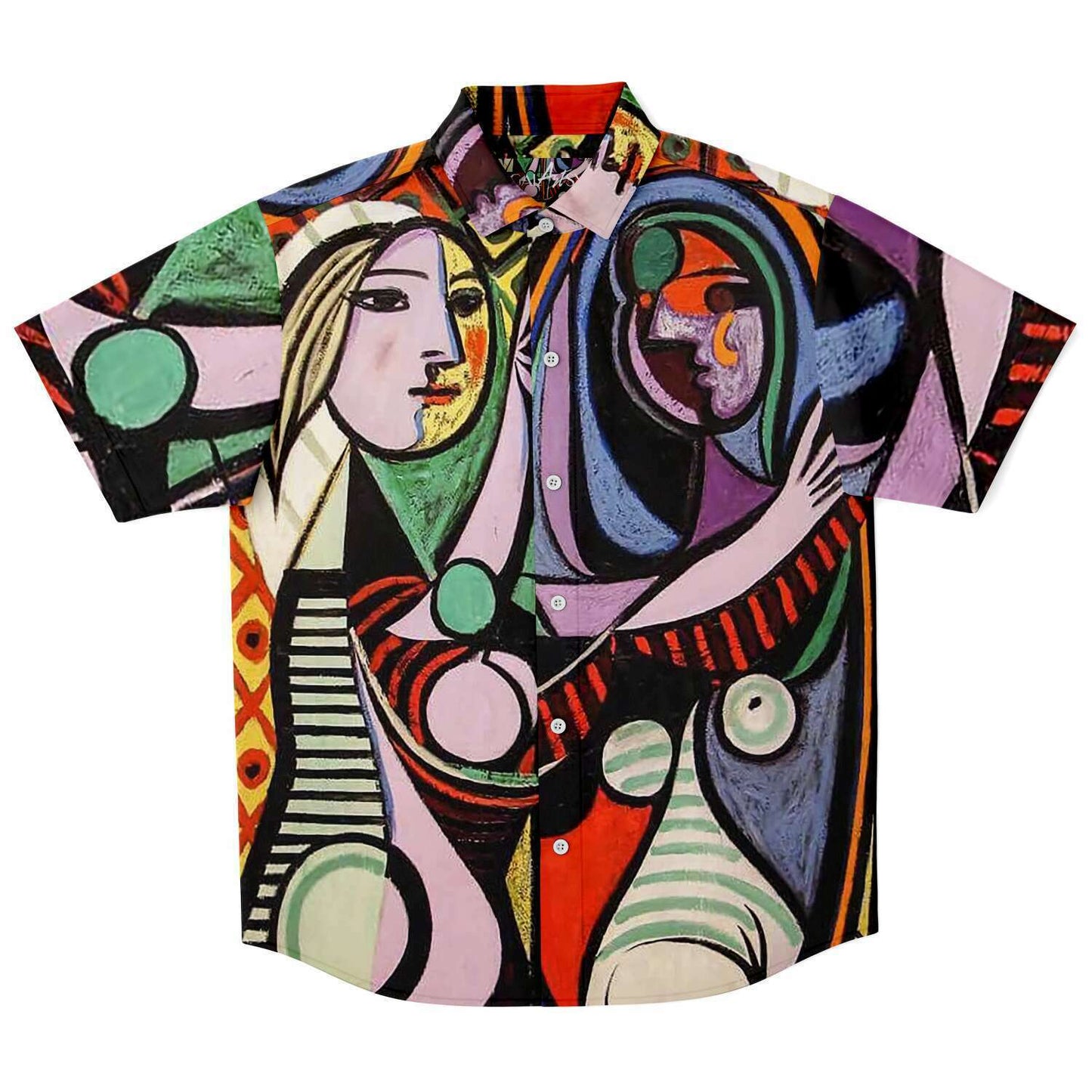 Picasso Girl before a Mirror  BUTTONED SHIRT