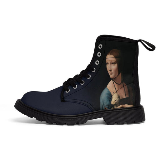 Leonardo Da Vinci Dama con botas de armiño 