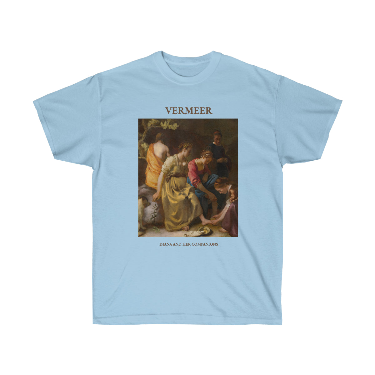 Vermeer Diana y sus compañeras camiseta 
